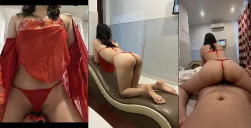 Phim sex Bú Cặc - Áo yếm mỏng tang che kín nhưng quần lọt khe lại đòi phun tinh ngay, em cương quyết không cho dù anh van xin thế nào.