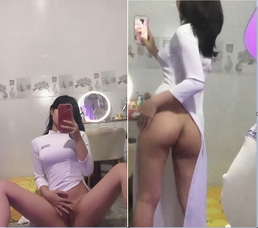 Em gái học sinh body hot, mông tròn lắc lư quyến rũ